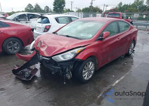 2014 Hyundai Elantra Se/Sport/Limited из США, поврежденный, VIN 5NPDH4AEXEH543250